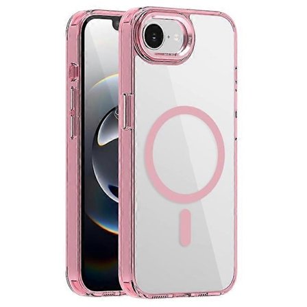 Kompatibel til iPhone 16e Cover TPU+PC Transparent Magnetisk Telefon Cover