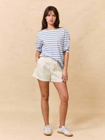 Jean Paul Femme - Gizelle color shorts - Dame - Hvit - Shorts - S