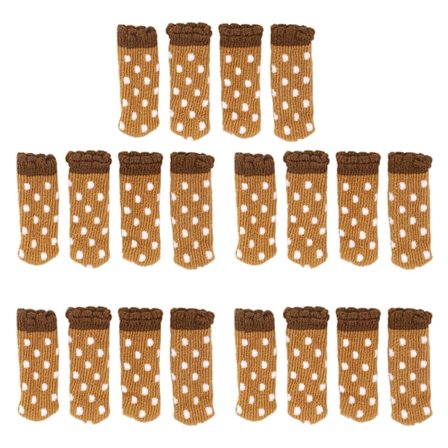 20 st Tysta Möbelfotskydd Stolsbordskydd Jacquard Typ 1