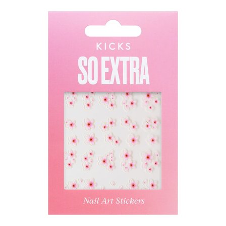 KICKS Beauty Nail Stickers Pink, Makeup, Nail Art, Nail Art Sæt
