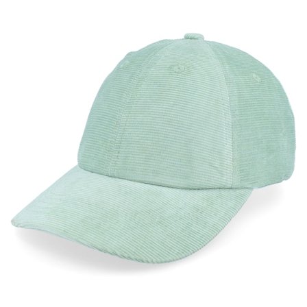 Dedicated - Grøn unconstructed Kasket - Soft Cap Slussen Corduroy Base Granite Green Dad Cap @ Hatstore