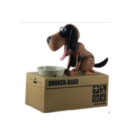 Sød Hund Mønt Sparekasse - En Ideel Julegave til Børn, der Opfordrer til Opsparing med Interesse