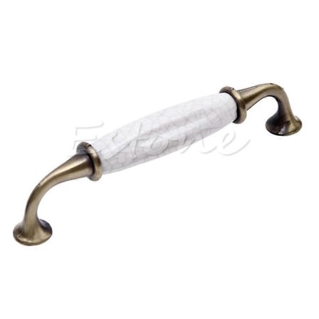 Vintage Porcelæn Revnemønster Klassisk Skuffe-dør Håndtag