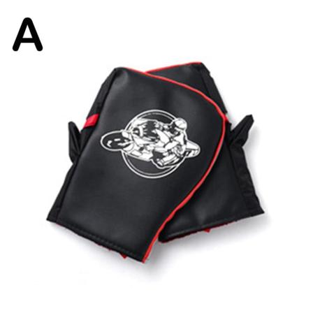 1 Par Motorcykelstyrehandskar Hand Fur Muffs Winter Thermal