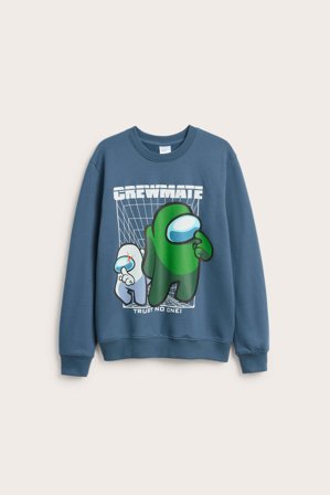 Kappahl | Bluza z nadrukiem | Niebieski