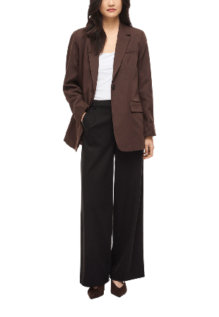 Vila Vimoreja Blazer Kavajer Dam Brun 42