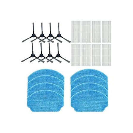 Ersättningsdelar för robotdammsugare Br150/br151 - Sidoborste, filter, mopp