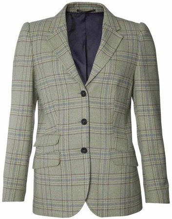 Chevalier Advie Tweed Blazer naisille, Willow Green Checked
