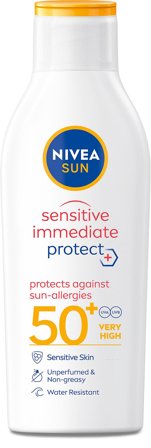 NIVEA Sensitive Protect Allergy Lotion SPF 50+ 200 ml, Skincare, Solpleje, Solcreme