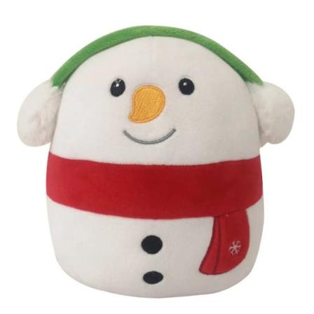 Julemand Juletræ Snemand Elg Blødt plys legetøj fyldt dukke Pudepude Julegaver Snowman
