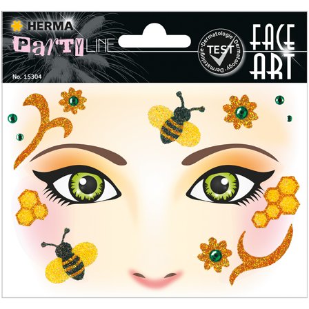 HERMA Face Art Stickers Abeille