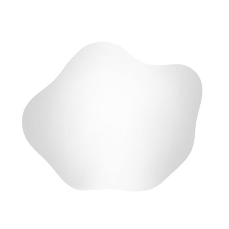 Abstrakti MDF-seinäpeili, 50x60cm