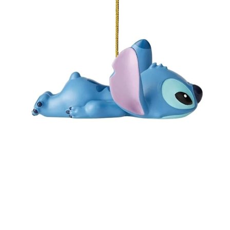 2 stk søte Stitch-pynt - Julepynt til å henge på juletreet, i akryl, til bil og hjem - 0,4 cm