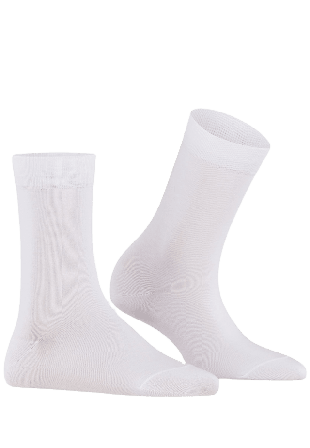 Falke Cotton Touch Socks Sockor Dam Vit 39-42