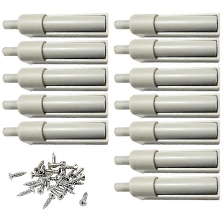 12 stk. Skuff Myk Lukking Skapdør Demper Stille Glidende Med Skruer Maskinvare