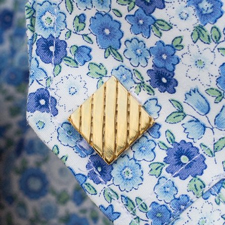 Kullanväriset Raidalliset Kalvosinnapit for Men