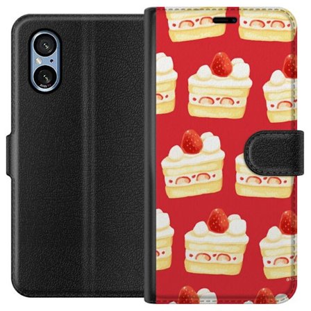 Plånboksfodral till Sony Xperia 5 V med Tårta