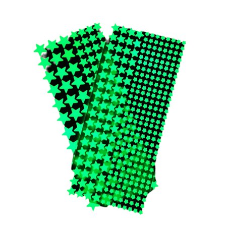 Selvlysende Stjerne Klistermærker, Selvlysende Stjerner, Kreative Valg af Størrelser, Realistisk Nattehimmel, Hurtig Nem Påsætning, Loftdekoration til