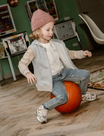 Daily 7 T-Shirt Longsleeve Backprint - Cream - 110