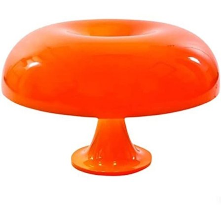 LED Svampelampe Orange med Varm E14 Pære til Boligindretning Studie Stue Soveværelse Gave Holdbar Sikker Miljøvenlig