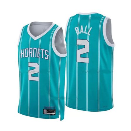 IC Ny Säsong Charlotte Hornets LaMelo Ball Tröja Sportskjorta CNMR