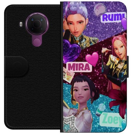 Yhteensopiva Lompakkokotelo Nokia Nokia 5.4 Borussia Dortmundin BVB 09-emblema keltainen ja musta graafinen suunnittelu jalkapallofaneille ja urheiluh