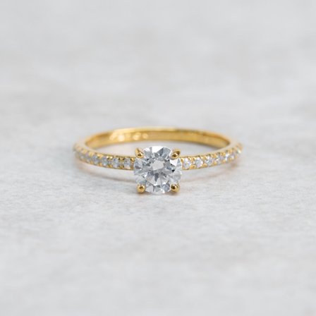 Förlovningsring Kärleksört, 18K Rödguld : 1 Carat - Förlovning- och vigselringar