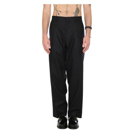 Costumein Straight Byxor svart, Herr Byxor, Herr, Storlek: L