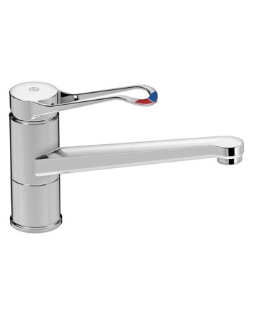 Gustavsberg Nautic GB41206055064L Köksblandare låg pip, lång spak Utan maskinavstängning, Badrum