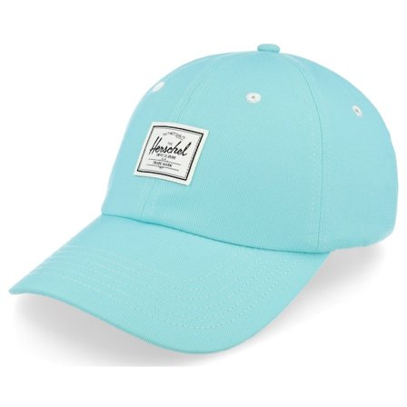 Herschel - Sylas Classic Aqua Sky/White Dad Cap Unconstructed Blue Cap - @ Hatstore