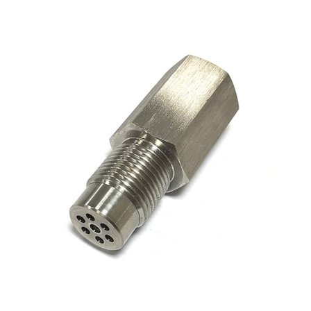 Bil Mikro Katalysatorrengörare M18x1.5 O2 Sensor Check Engine Light CEL Eliminator Vinklad Adapter Spacer Förlängare