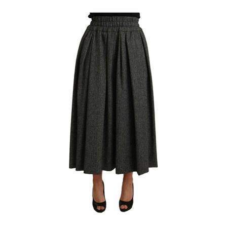 Dolce & Gabbana Maxi Roks , Grijs , Dames , Maat: S Maxi Rokken