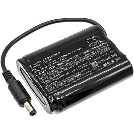 Batteri til opvarmet tøj til Venture Heat ZMCB2200, MC-1645