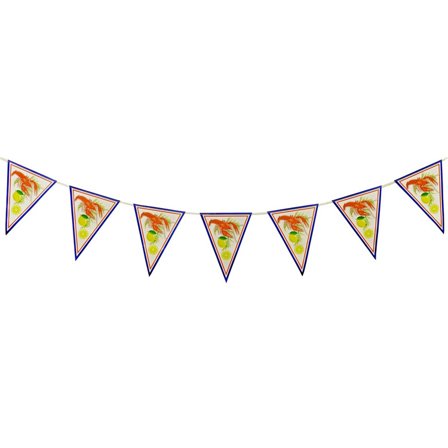 Krebsegilde flagbanner 360 cm