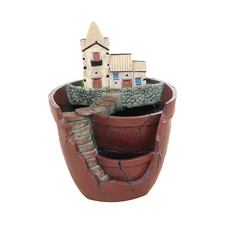 Valmistajan tukkumyynti uusia ja ainutlaatuisia riippupuutarhassa meheviä kukkaruukkuja, suuria luovia hartsikoristeita meheviä kukkaruukkuja (Tyyli 1