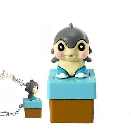 Italialainen Brainrot Ääni Avaimenperä Tung Tung Tung Sahur Fidget-lelu [D]