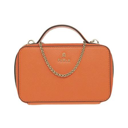 Furla Shoulder Tass , Oranje , Dames , Maat: ONE Size Schoudertassen