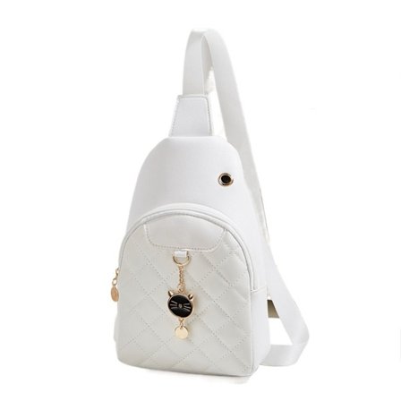 Crossbody-vesker brystpakke HVIT