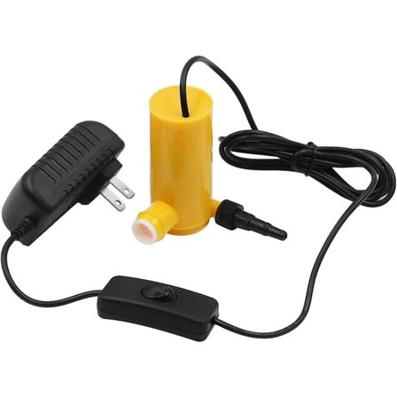 12V Mini Dränkbar Vattenpump USA Strömadapter Maximal Lyfthöjd 10M För Vattenborrning, Marmorskärning, Spårfräsning Stort Flöde