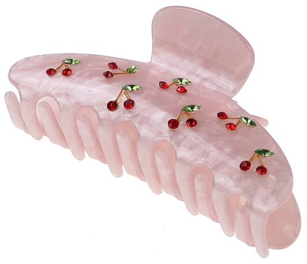 Senze Faldklemme Akryl Pink, Hår, Hårpynt, Hårklemmer