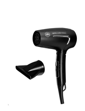 OBH Nordica Björn Axén Tools Flow Travel Hair Dryer Foldable - Black - ONE SIZE