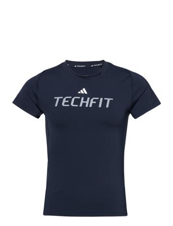 Techfit Graphic T-Shirt Navy Adidas Performance