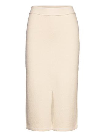 Boarding Skirt Knälång Kjol Creme HOLZWEILER