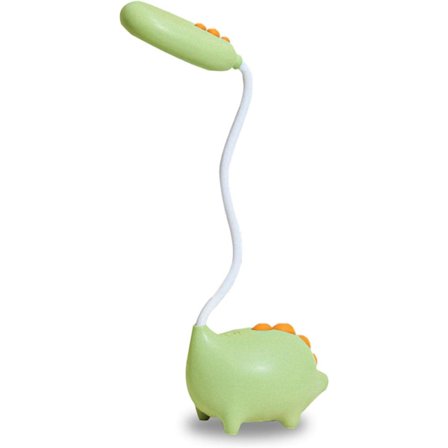 Oppladbar Dinosaur Skrivebordslampe, 3 Farger USB Øye-vennlig Bordlampe, ZQKLA