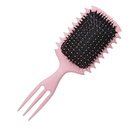 Flokeløsende hårbørste massasjekam praktisk hårbørste krøllebørste luftpute hårbørste krølledefinerende stylingbørste