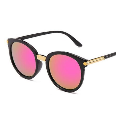 Klassiska runda vintage solglasögon för kvinnor, modernt märke, spegelglasögon, solglasögon för kvinnor, retro solglasögon, Gafas Oculos De Sol Uv400