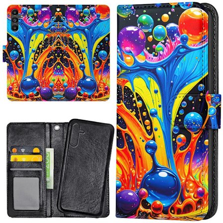 Samsung Galaxy A17 5G - Lompakkokotelo/Kuoret Abstract