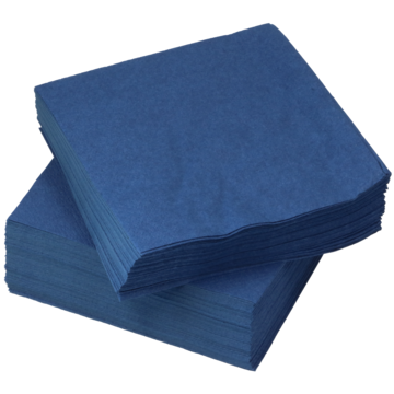 Serviett 3-lag Mørkeblå 24x24