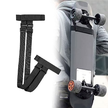 2-pak dobbelt-board bærbar slæde fast snowboard bundet skulderrem vinter skateboard skulderrem bærbar.