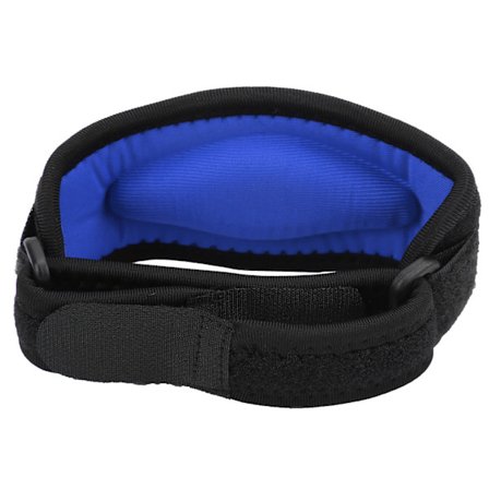 Tennisalbue-støtte Justerbar Sportssikkerhed Elastisk Albuepuder til Basketball Smertelindring (Mørkeblå)